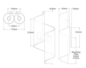 IVA MEDIUM WRAPPED - Brass wall light by Visual Comfort Europe - view 3